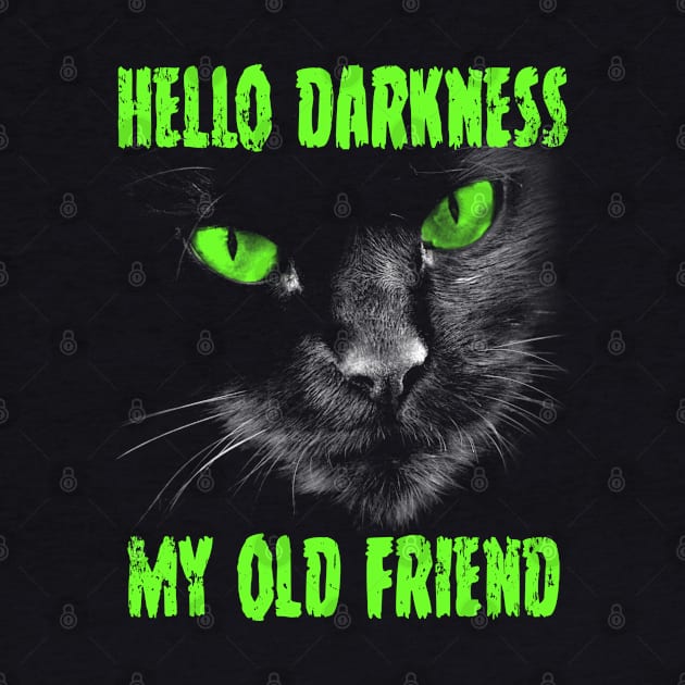 Hello Darkness My Old Friend: Green Eyes by GritFX